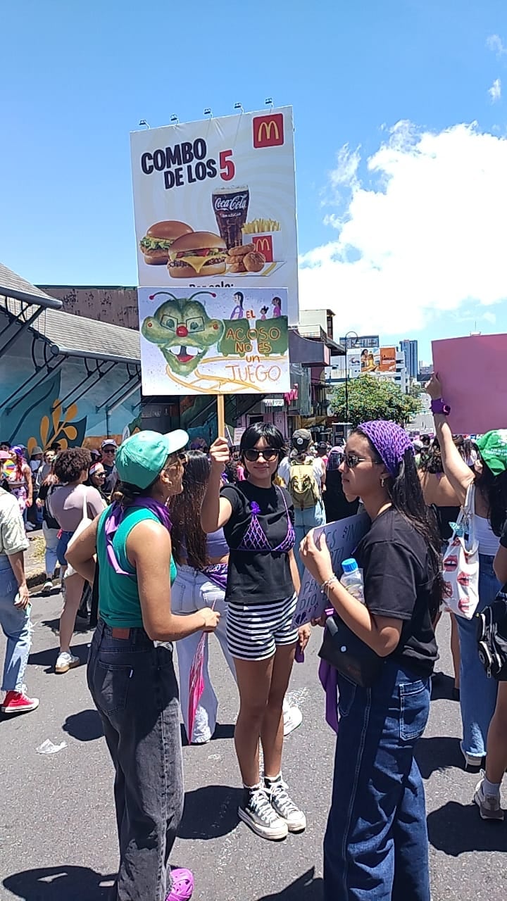 Marcha del 8 de marzo de 2026, San José Costa Rica