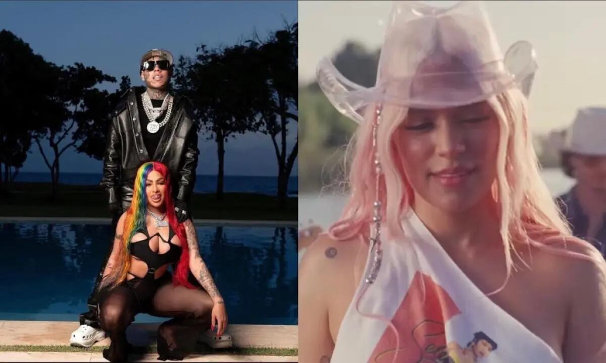 Yailin aparece en video cantando Mi ex tenía razón de la colombiana Karol G. Ambas son tuvieron una relación con Anuel AA