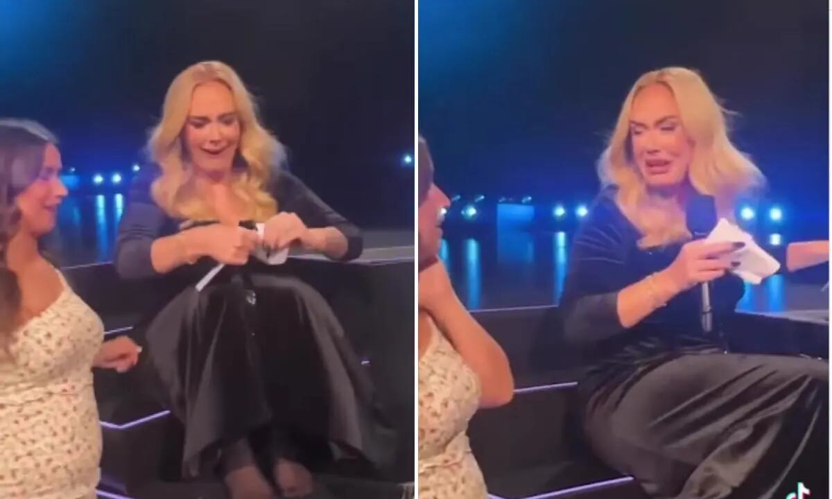 Adele rompe en llanto tras hacer revelación de sexo. Reacción de la cantante se hizo viral en redes sociales