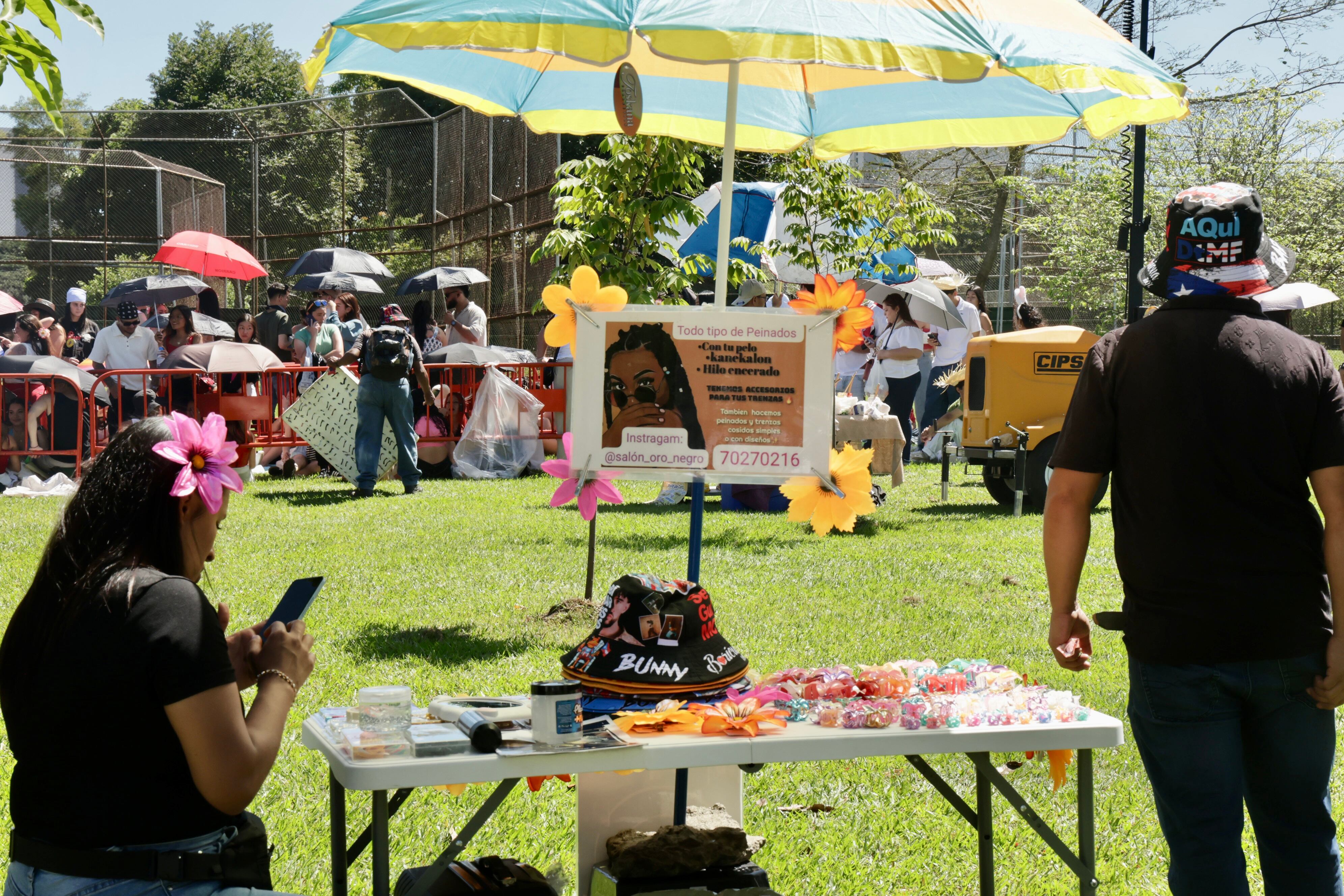 Ambiente del concierto Bad Bunny