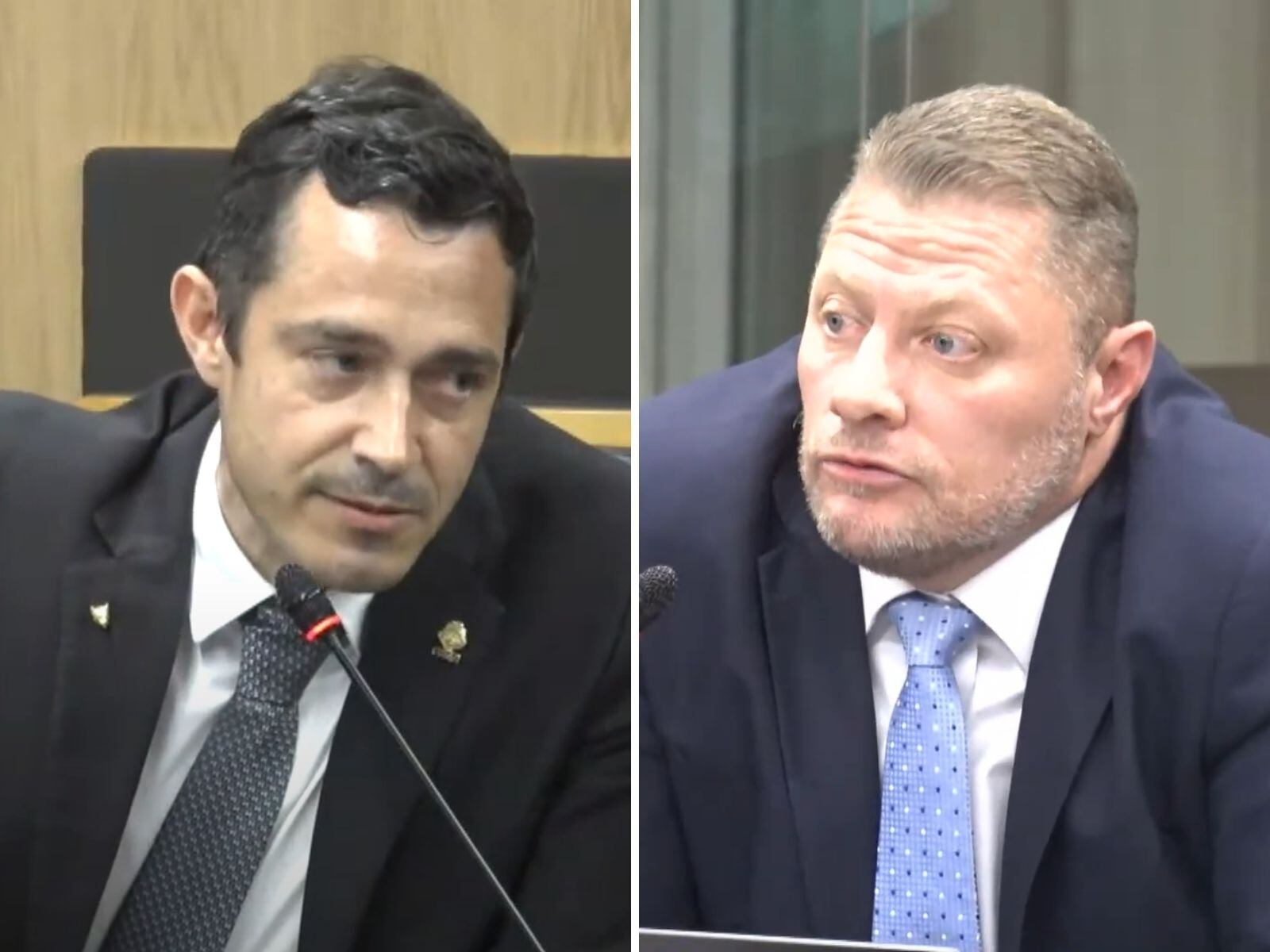 Manuel Morales encara a Hans Sequeira