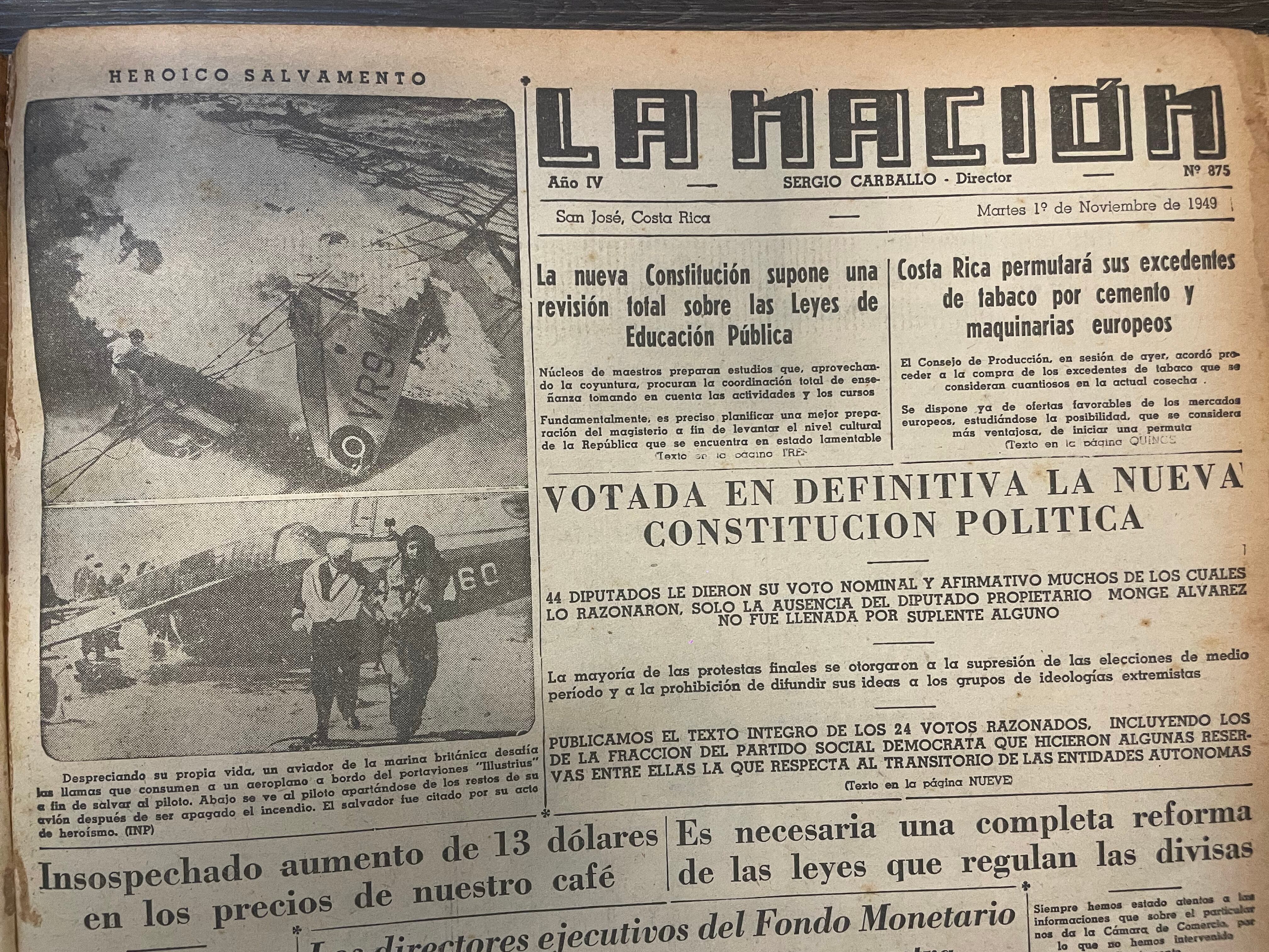 Naturalmente, la nueva Constitución de 1949 reconfiguraba muchas instituciones de Costa Rica, como la Educación Pública.