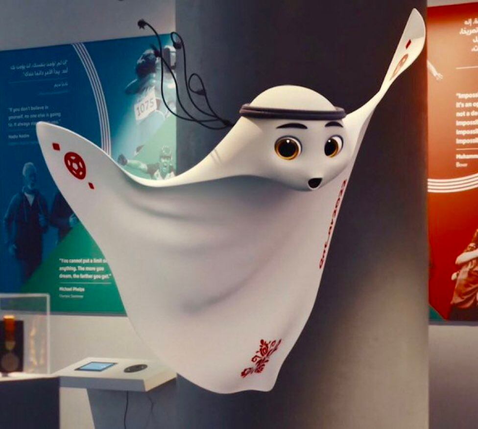 La’eeb será la mascota del mundial de Catar. Twitter