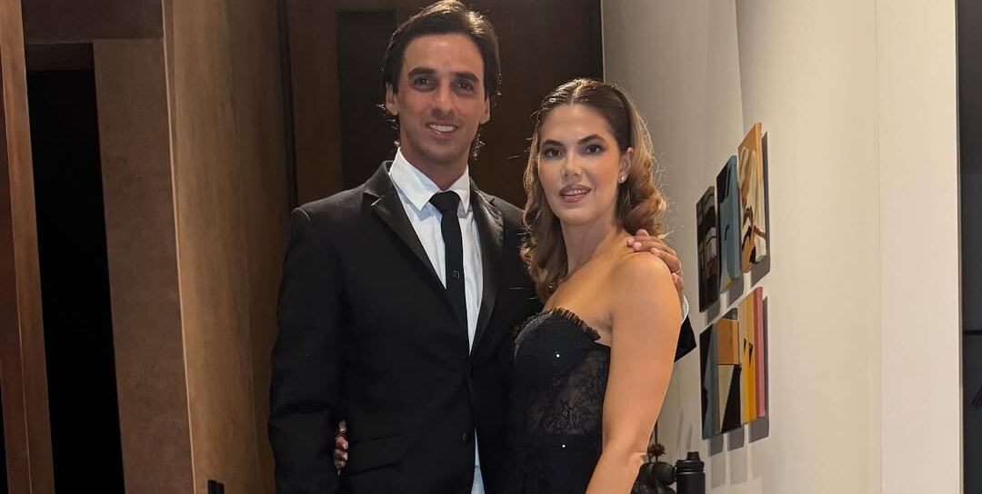 Carolina Jaikel y su esposo Brya Ruiz.