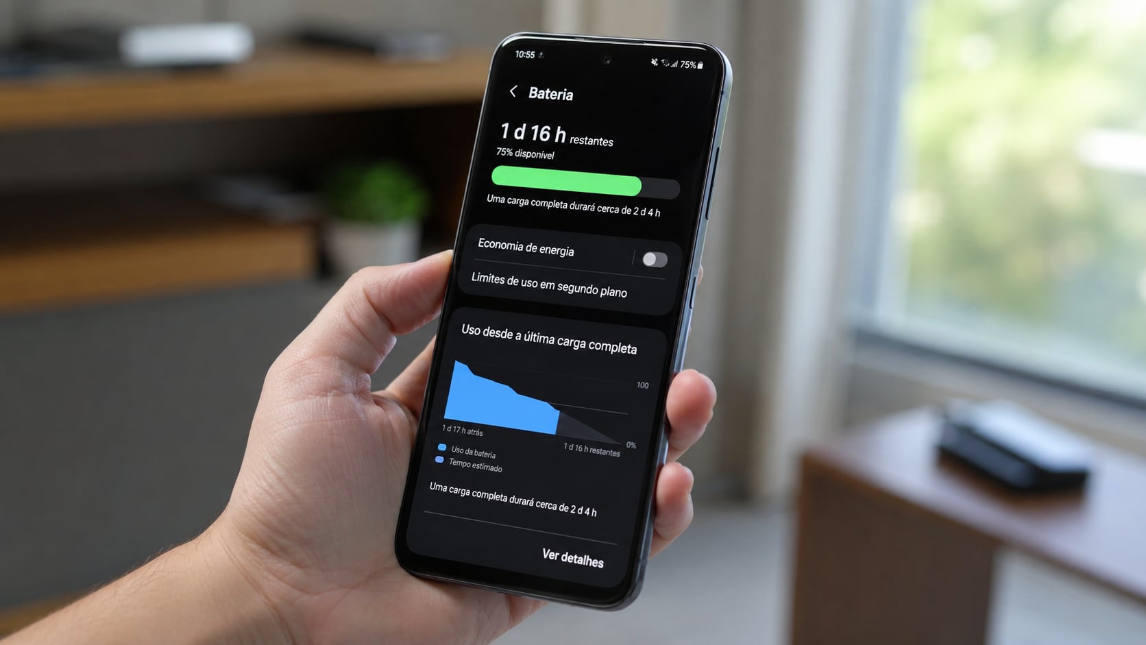 Modificar permisos de actualización, ubicación y Bluetooth permitió que la batería del celular rindiera mucho más con un uso cotidiano y sin cambios drásticos.