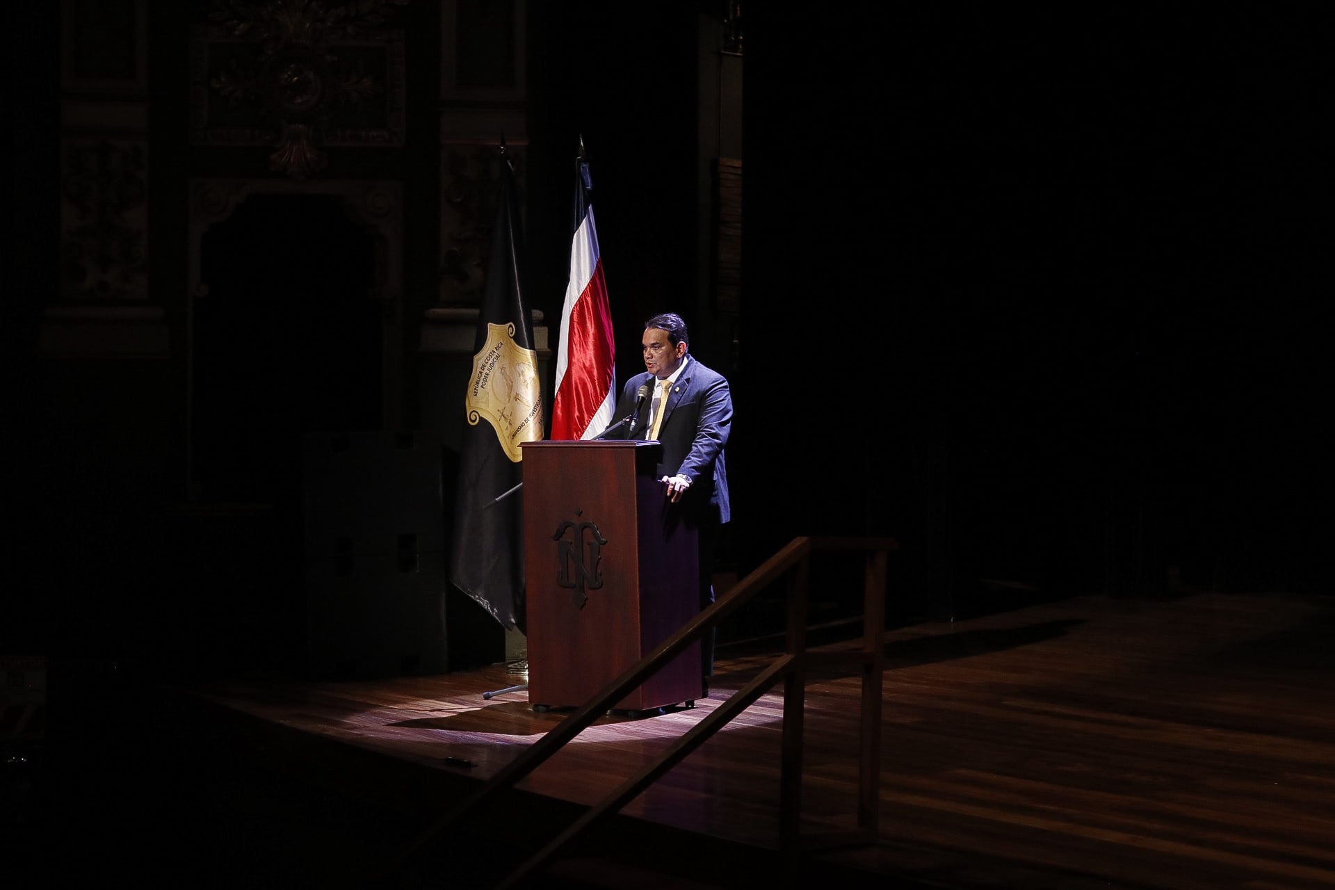 12/12/2023, San José, Teatro Melico Salazar, premiación del 50 aniversario del OIJ.