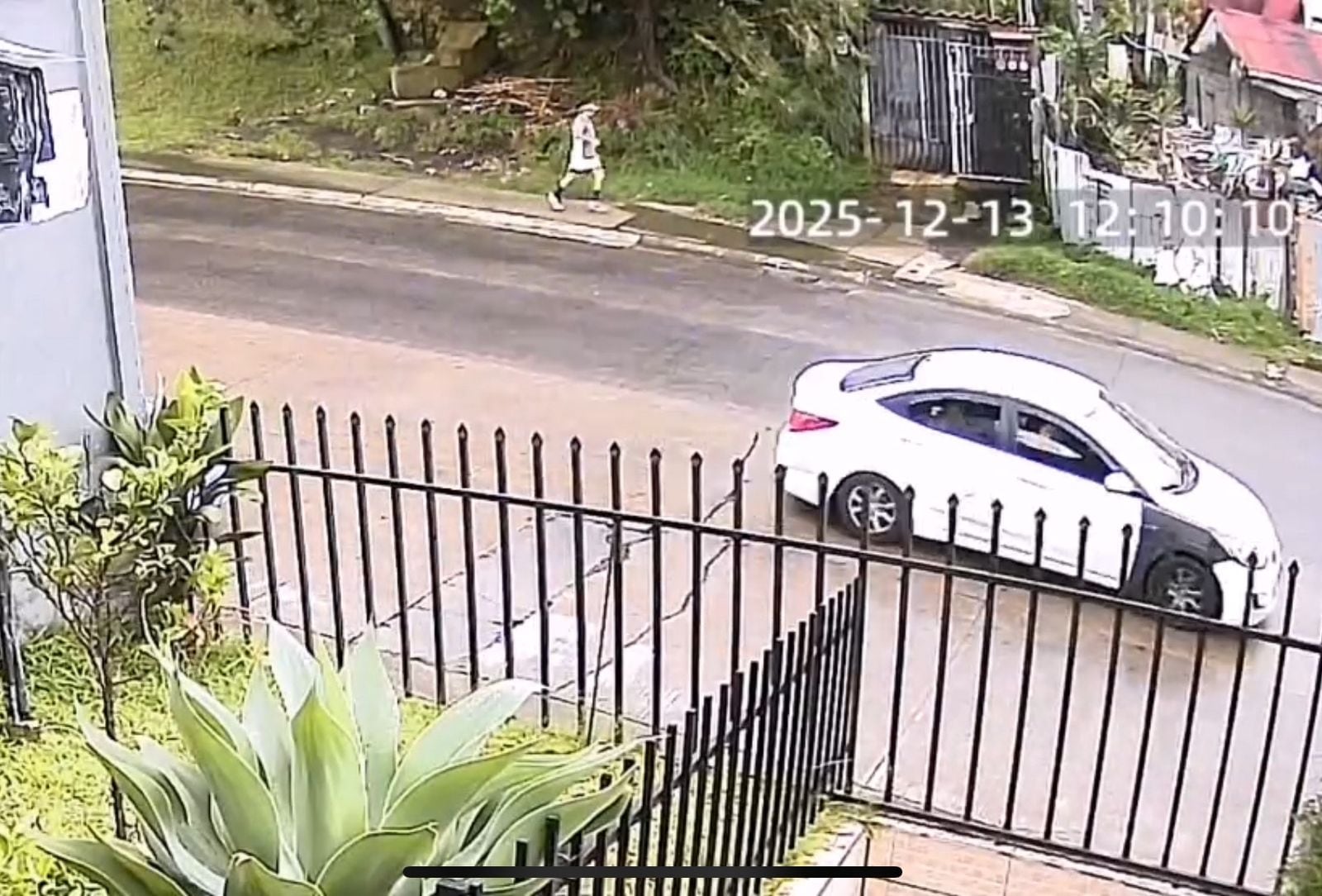 Una cámara captó el atropello de un corredor de apellido López, en Ipís de Goicoechea, quien falleció producto del violento impacto.