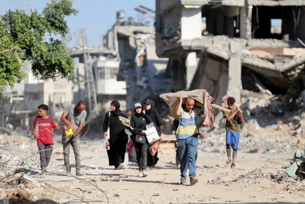 Las personas que habitan este barrio tuvieron que huir el 27 de junio cuando comenzaron los combates en la zona.