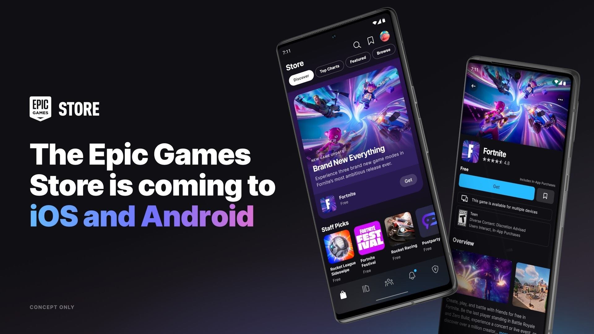 Epic Games Store se lanza en la UE y a nivel global para Android, permitiendo la descarga de Fortnite y otros títulos populares.