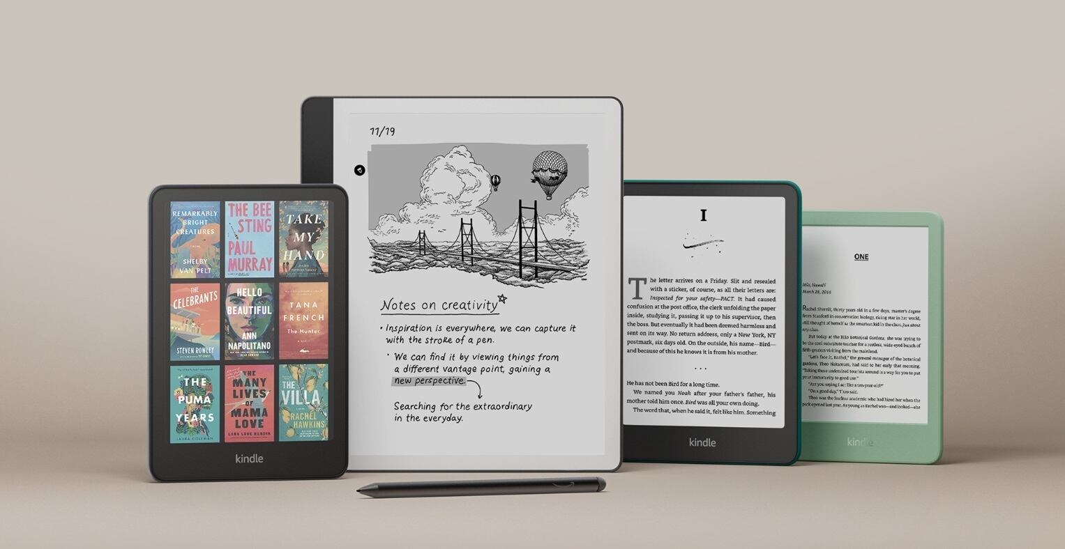 Amazon lanza cuatro nuevos Kindle, destacando su primer lector a color y el Paperwhite más avanzado.