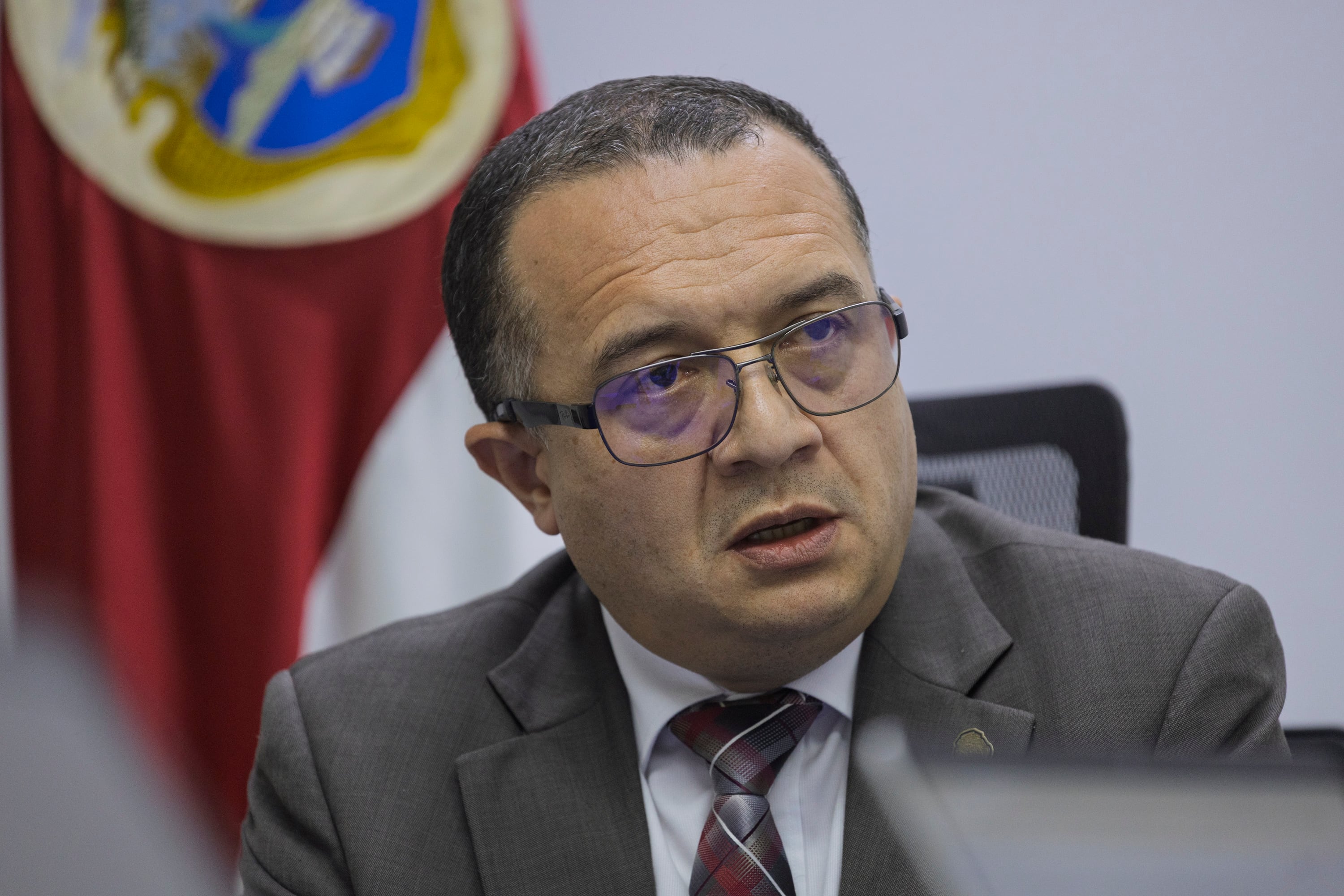 17/07/2026, San José, Barrio Cordoba, Ministerio de Seguridad, entrevista con Gerald Campos, ministro de seguridad.
