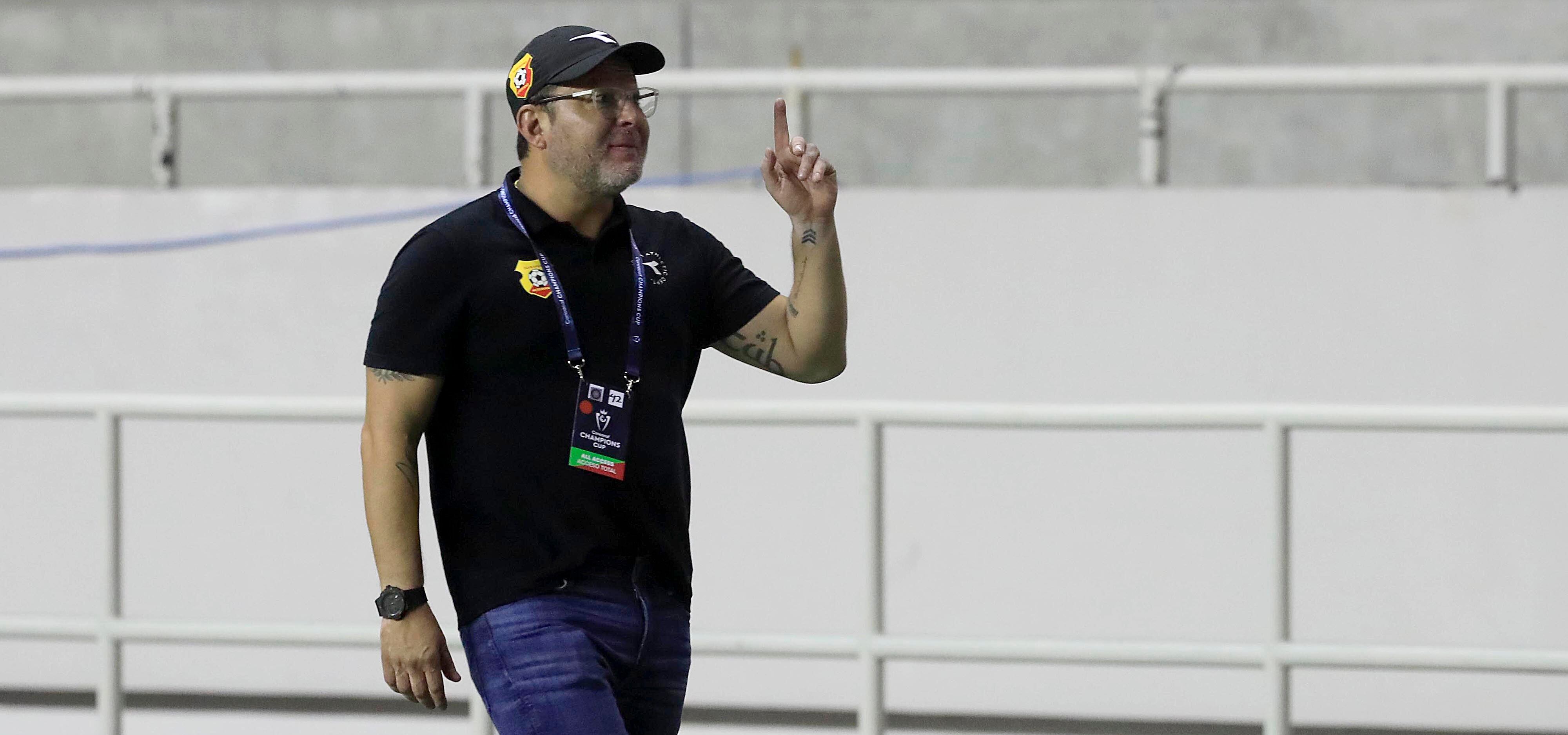 03/04/2024 Estadio Nacional, La Sabana. El Club Sport Herediano recibió al Pachuca, de Méxco, en el partido de ida de la serie de cuartos de final de la Copa de Campeones de Concacaf 2024. Foto: Rafael Pacheco Granados