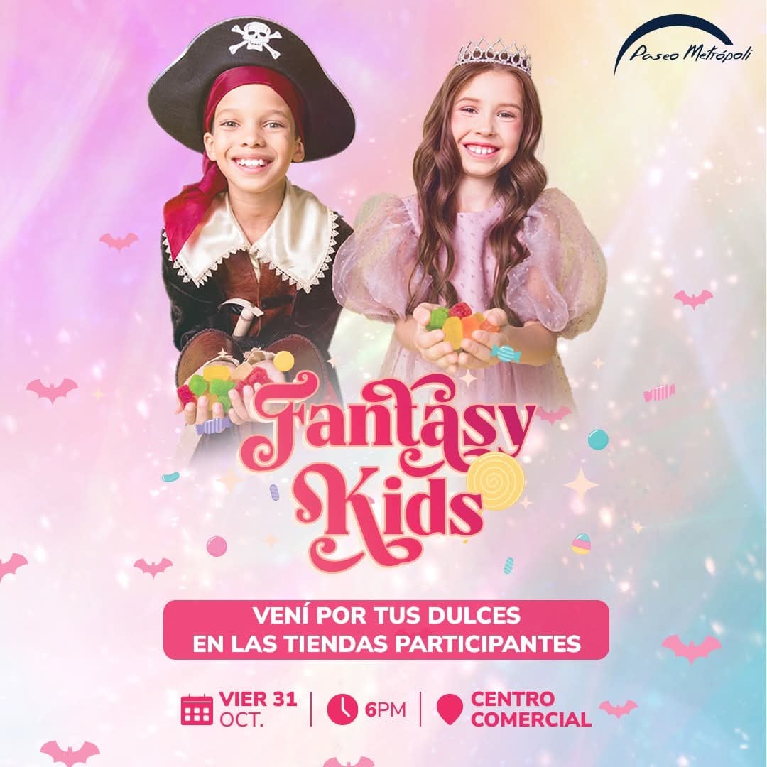 Paseo Metrópoli ofrecerá confites a los niños en algunas de las tiendas.