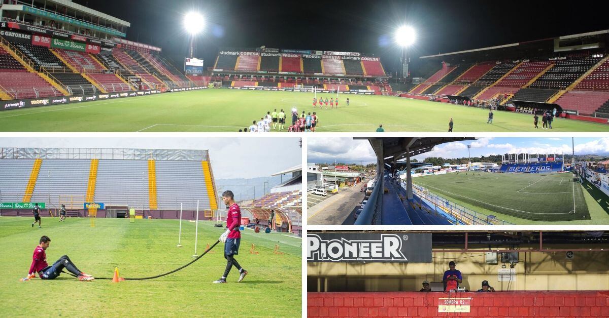 A partir del martes volverá el fútbol, eso sí, a puerta cerrada y todos los partidos serán transmitidos en televisión por servicio de cable. Fotografías: Alonso Tenorio, Jorge Castillo, José Cordero y Prensa Saprissa