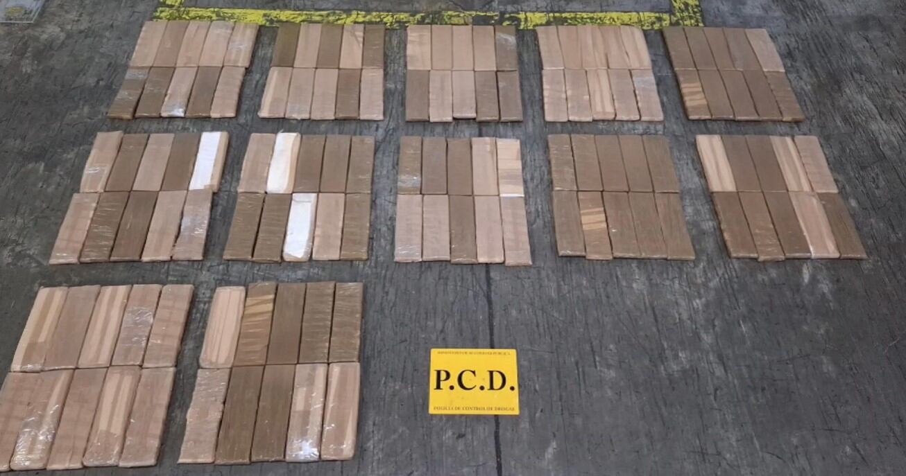 Decomiso de cocaína en la TCM de APM Terminals