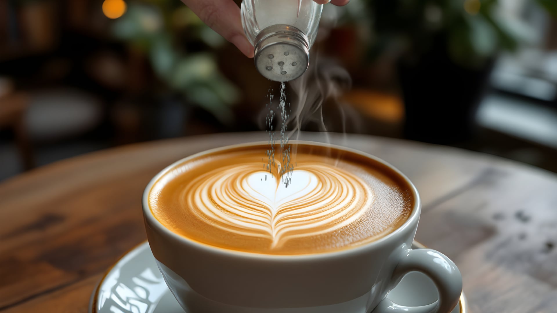 El truco de echar sal al café ayuda a suavizar el amargor y resaltar sabores que normalmente no se perciben