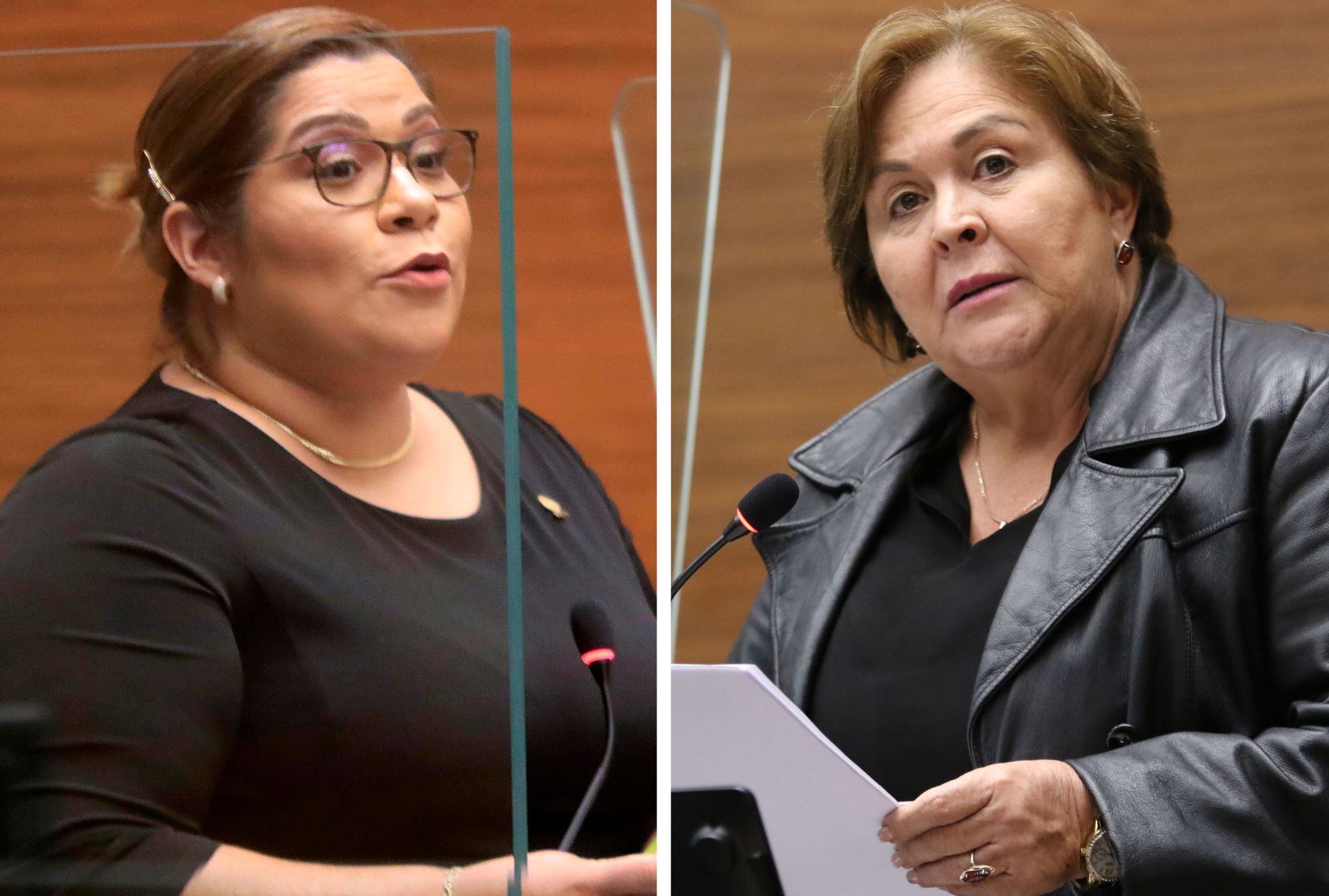 Katherine Moreira y Rosaura Méndez, las dos diputadas del PLN que viajaron a Rusia, invitadas por el gobierno de ese país, para observar las elecciones.