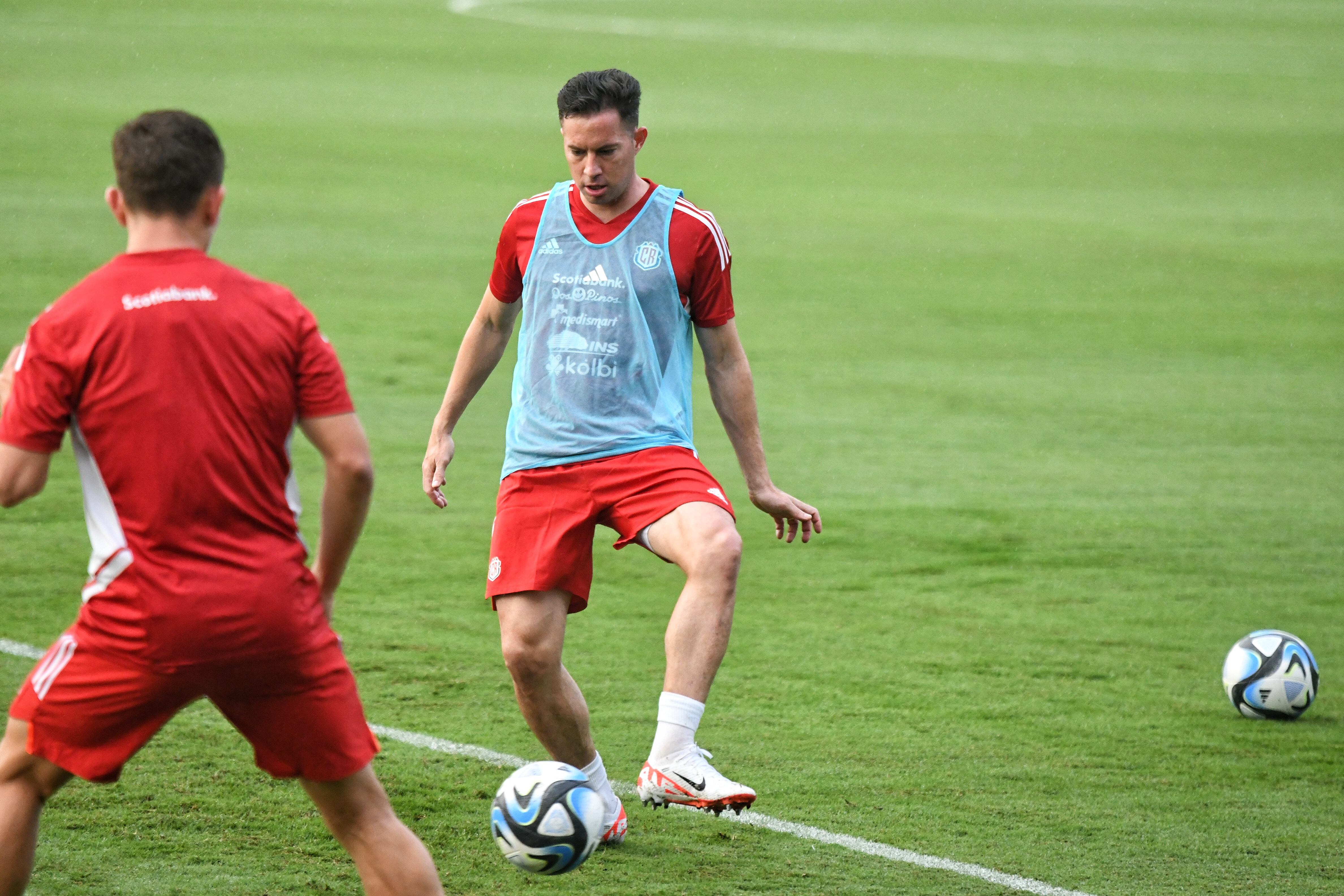 13/11/2023/ Entrenamiento de la selección de Costa Rica previo al juego ante Panamà. El grupo Tico ya está entrenando con el nuevo director Técnico Gustavo Alfaro / foto John Durán