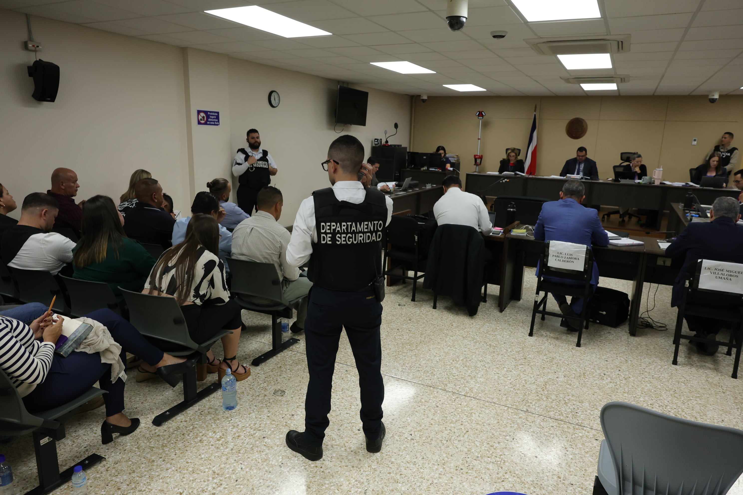 Fotos del juicio caso Fénix en los tribunales de San José / Foto John Durán