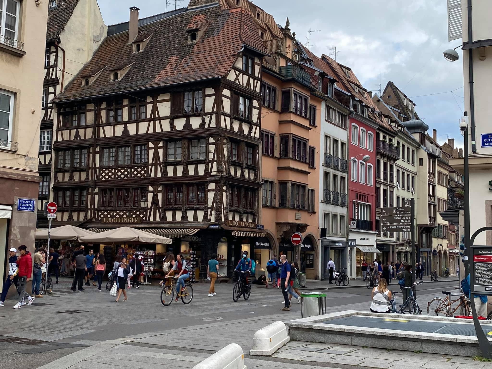 La hermosa ciudad de Estrasburgo, en Francia.