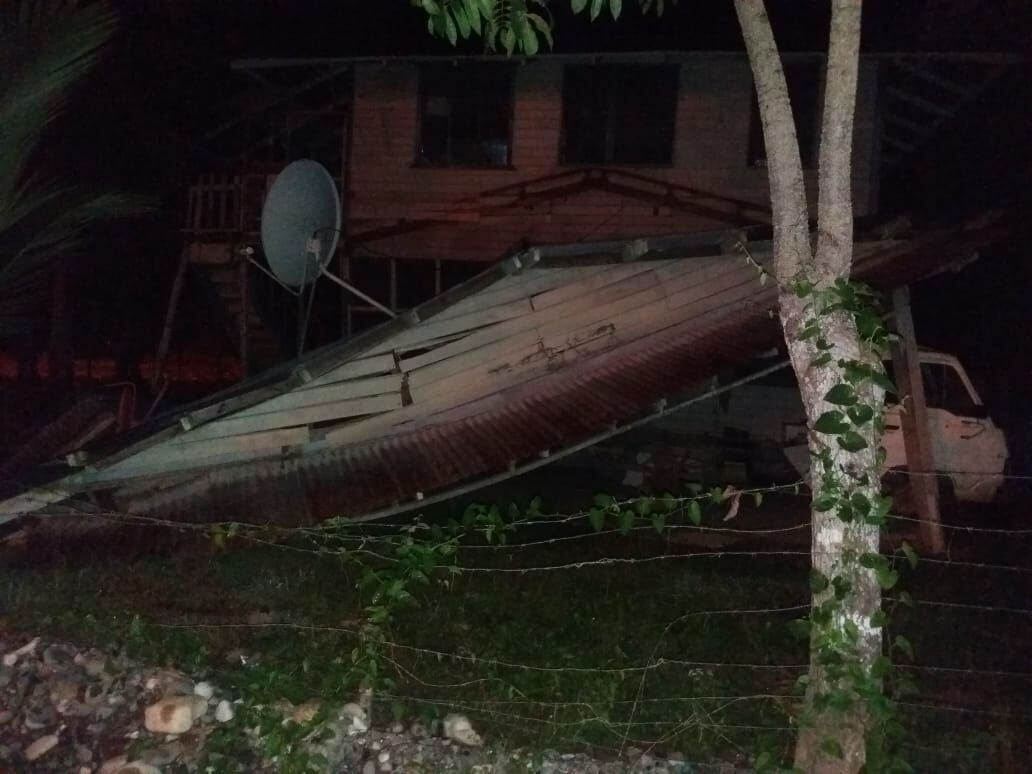25/06/2019 Daños del temblor de la zona sur. Foto: Cortesía para La Teja.
