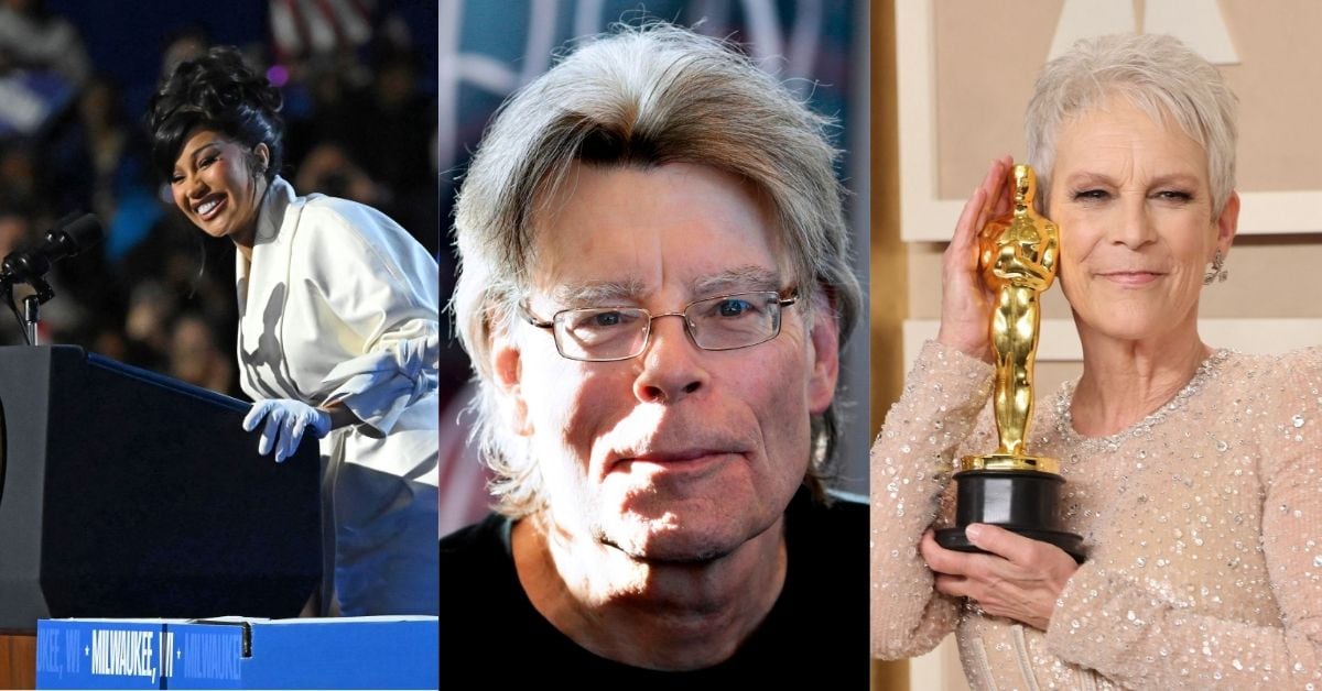 Cardi B, Stephen King y Jamie Lee Curtis