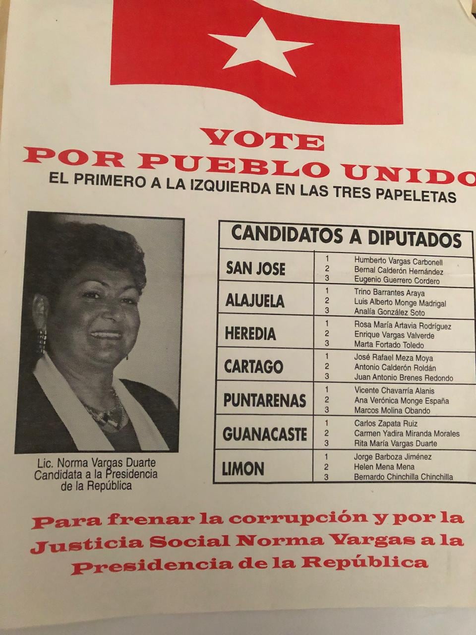 En 1994, Norma Vargas Duarte desafió las reglas no escritas de la política costarricense al convertirse en la primera mujer candidata presidencial.