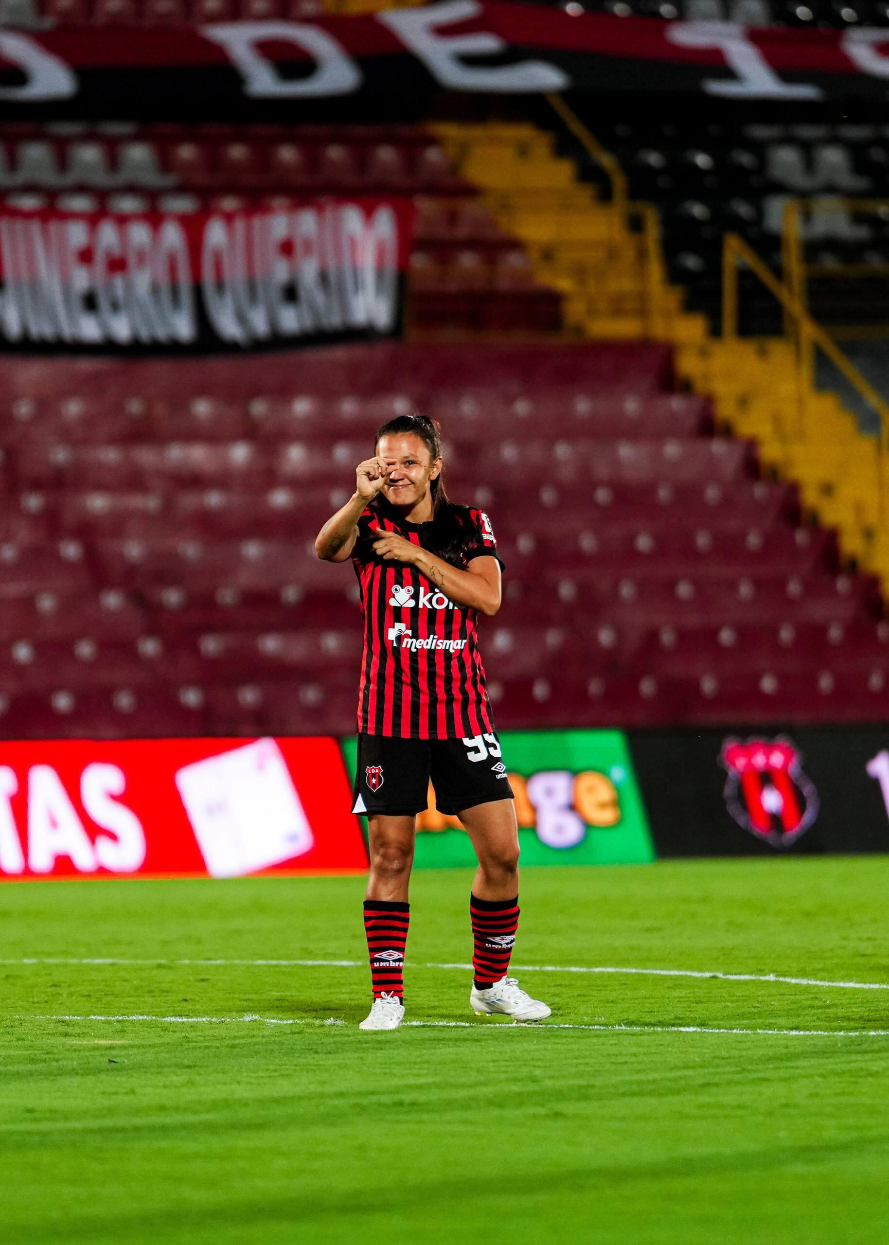 Sofía Varela anotó en el partido entre Liga Deportiva Alajuelense y el Municipal Pococí.