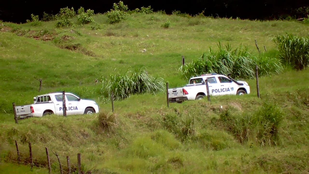 El suceso ocurrió poco antes del mediodía en una zona solitaria al pie de La Carpintera en La Unión. Foto: Suministrada por Keyna Calderón.