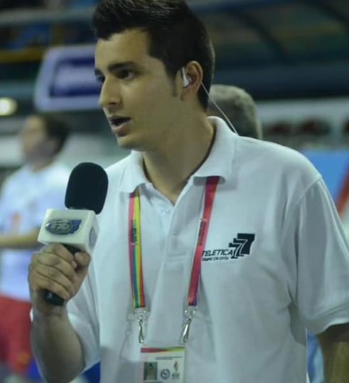 Daniel Céspedes, periodista de Telenoticias. Facebook
