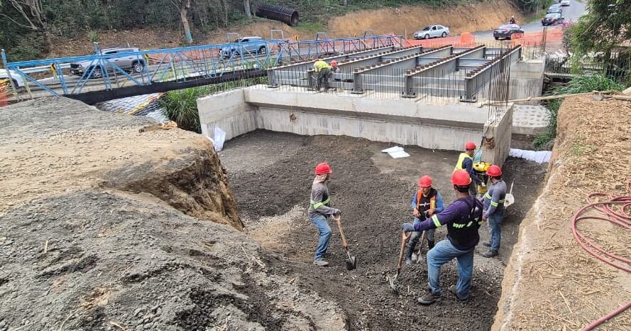 Obras en puente Koberg.
