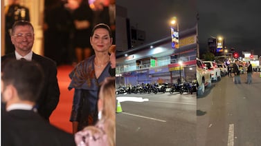 Fuerte dispositivo de seguridad acompañó a Rodrigo Chaves a recibir a dignatarios que participarán en traspaso de poderes