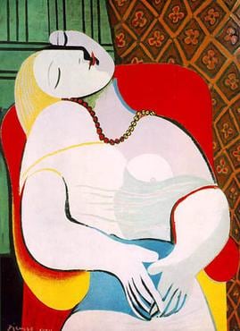 Le Rêve' (1932) de Pablo Picasso.