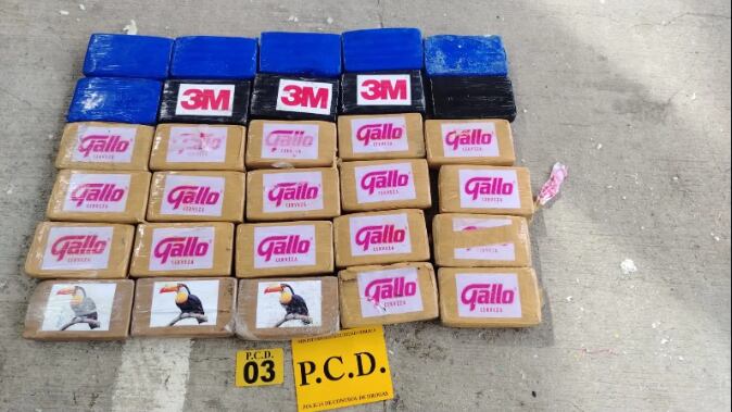 Decomiso de cocaína líquida