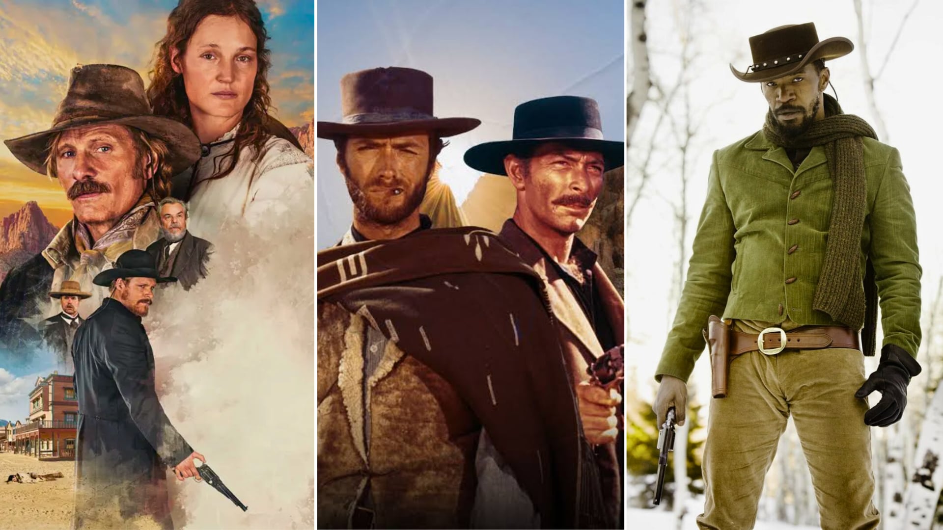 Venganza, supervivencia y poder marcan esta selección de westerns que combina obras clásicas con éxitos recientes.