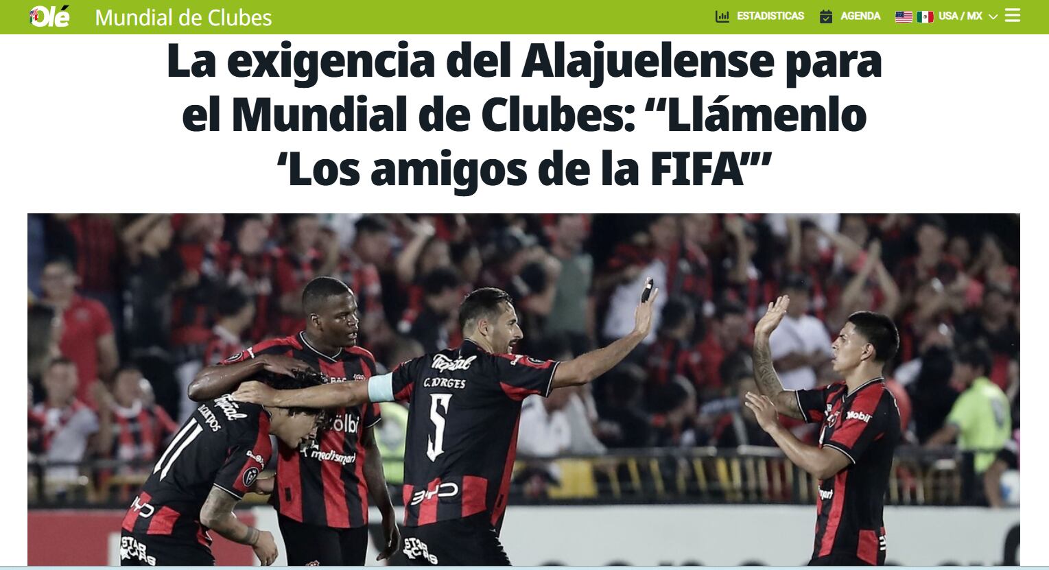 Así tituló Olé la nota sobre las declaraciones de León Weinstok a ESPN.