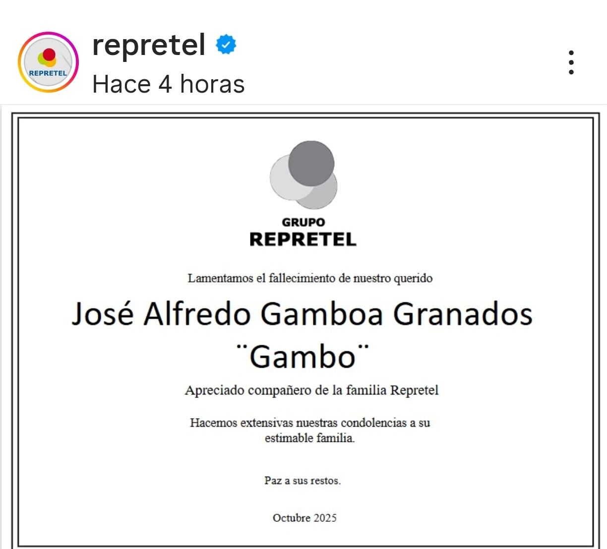 Repretel José Gamboa