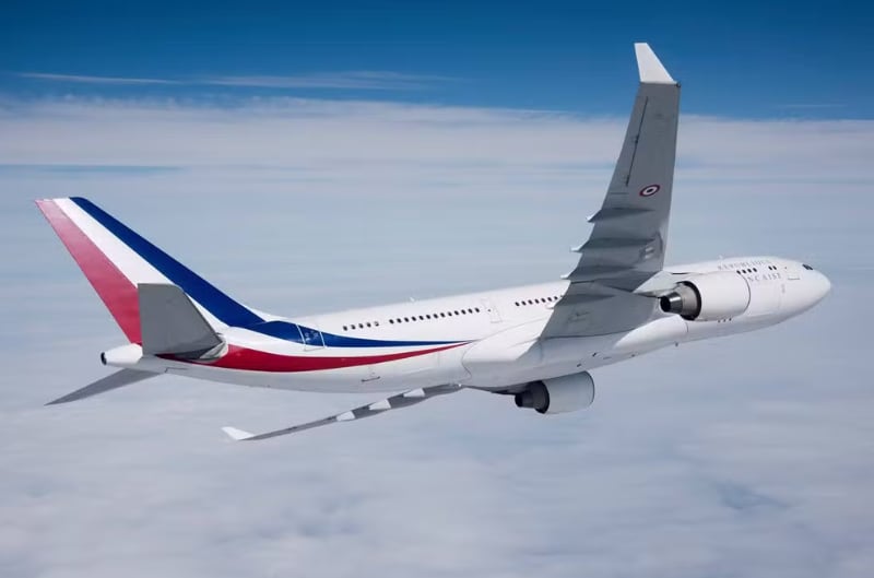 La aeronave francesa dispone de sistemas de comunicación encriptada de alta seguridad para mantener contacto continuo con el gobierno francés. Foto: O globo/ Brasil