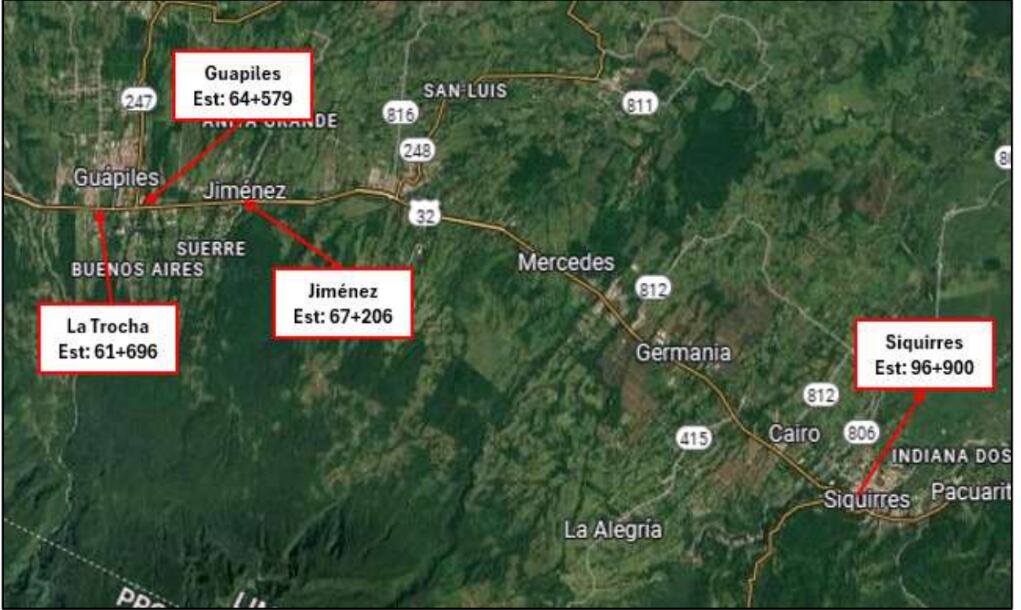 Ubicación pasos a desnivel.