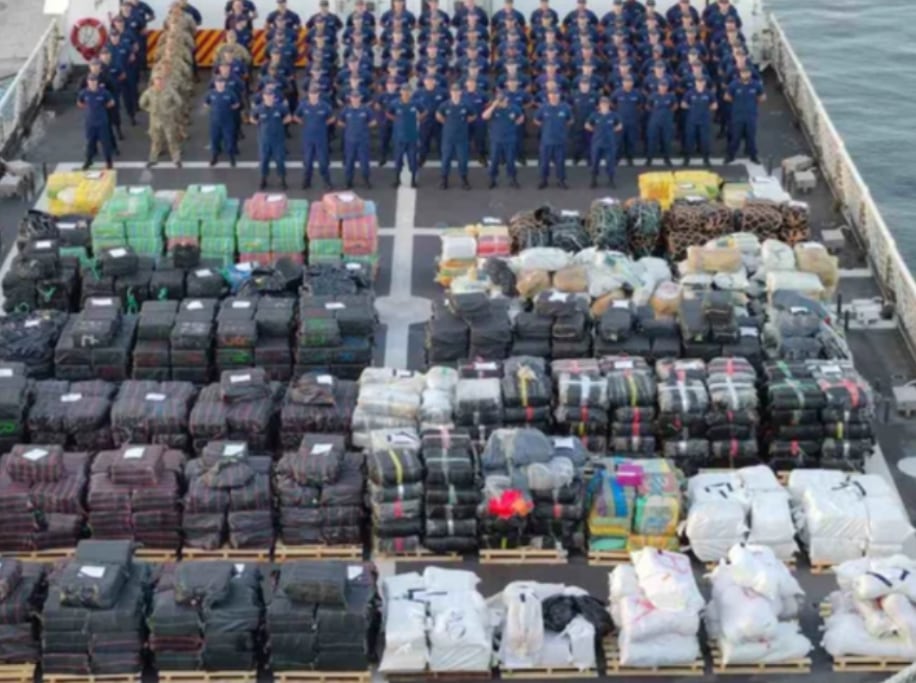 Las muertes por sobredosis, que en 1971 sumaban menos de 7.000 al año, hoy superan las 70.000. Foto:Guardia Costera de EE. UU.