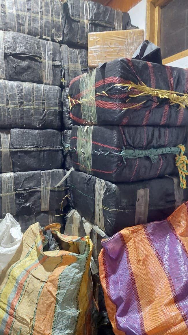 El OIJ reportó el decomiso de más de una tonelada de cocaína en Pavones de Golfito.