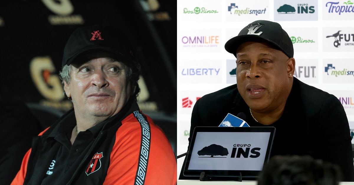 Óscar Ramírez y Hernán Medford trabajaron juntos hace tiempo, pero hoy están al frente de Liga Deportiva Alajuelense y Saprissa, respectivamente.