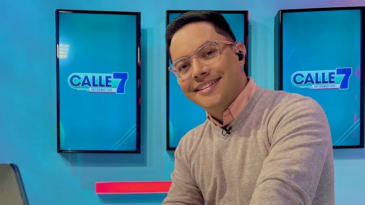 Pablo Campos, presentador y jefe de Calle 7: Informativo, reaccionó este martes a la salida de uno de sus periodistas para trabajar en otro programa de canal 7.