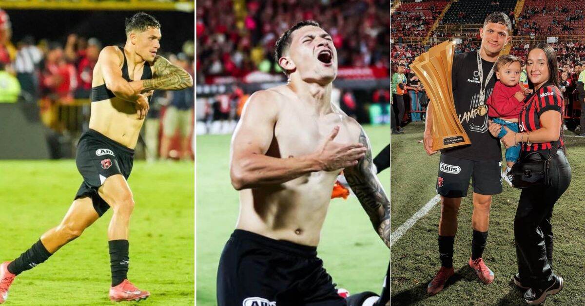 Anthony Hernández jamás olvidará la noche del 20 de diciembre de 2025, cuando anotó en la final y se coronó campeón nacional con Liga Deportiva Alajuelense.