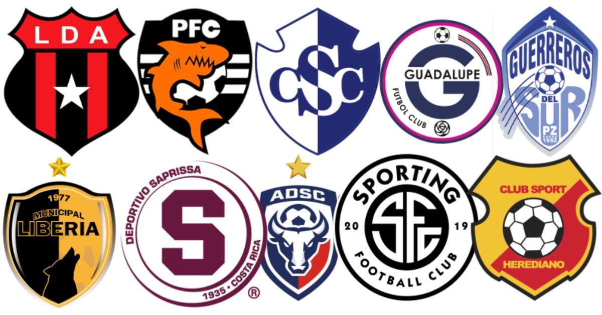 Diez equipos conforman la Primera División del fútbol nacional.