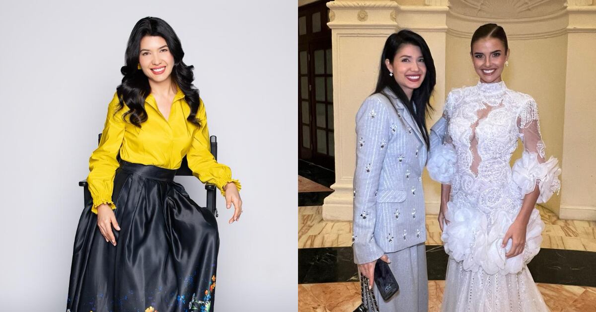 Yessenia Ramírez, directora del Miss Universo Costa Rica, acompaña a Mahyla Roth durante el certamen en Tailandia.