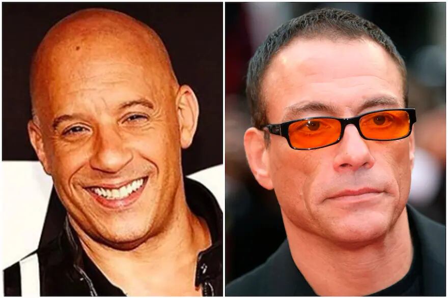 Jean-Claude Van Damme y Vin Diesel