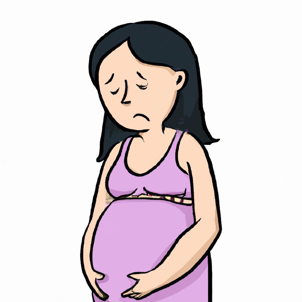 Maternidad no deseada, embarazo no deseado, mujer embarazada con rostro triste