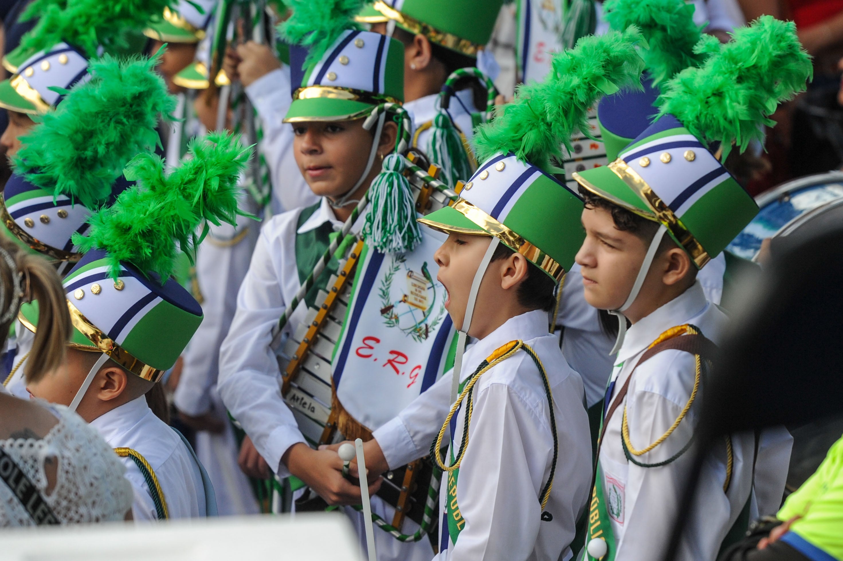 Actos de conmemoración de los 170 años de la Batalla de Rivas, en el parque Juan Santamaría, en Alajuela, este 11 de abril.