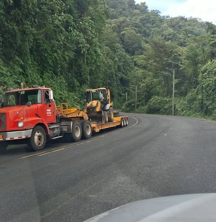 Caída de material 24 agosto en ruta 32